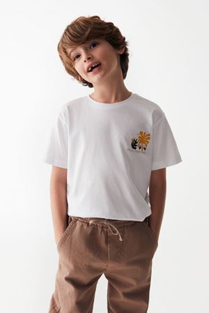 NK KIDS 46502-PİRAMİT T-SHIRT 4/8 BEYAZ 