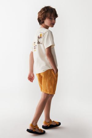 NK KIDS 46505-AZURE T-SHIRT 4/8 KREM 