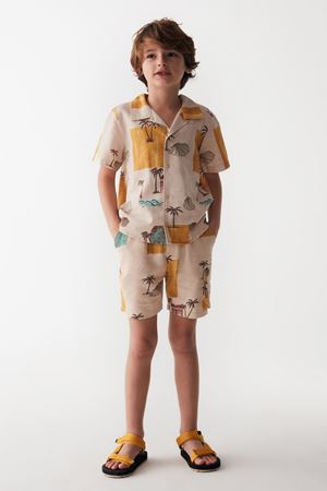 NK KIDS 46509-HOUSE GÖMLEK 4/8 SARI