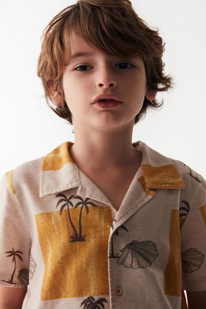 NK KIDS 46509-HOUSE GÖMLEK 4/8 SARI