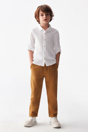 NK KIDS 46516-TETA GÖMLEK 4/8 BEYAZ 