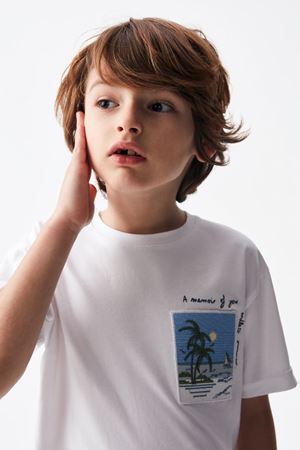 NK KIDS 46526-MEMORY T-SHIRT 4/8 BEYAZ 