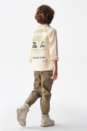 NK KIDS 46527-DESERT GÖMLEK 4/8 KREM 