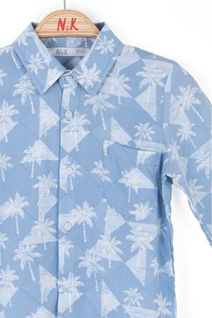 NK KIDS 46600-KARYA GÖMLEK 1/4 MAVİ