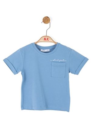 NK KIDS 46602-GİRİT T-SHIRT 1/4 MAVİ