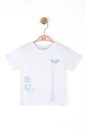 NK KIDS 46604-KORFU TSHIRT 1/4 BEYAZ 