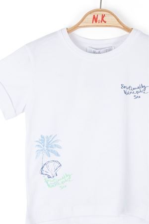 NK KIDS 46604-KORFU TSHIRT 1/4 BEYAZ 