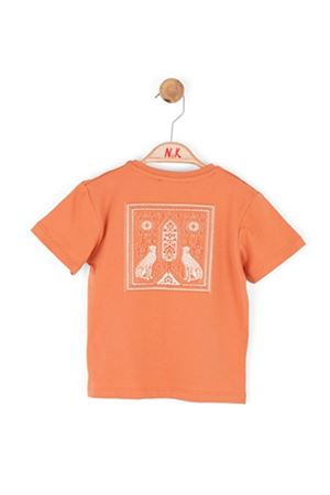 NK KIDS 46612-ETNO T-SHIRT 1/4 TURUNCU 