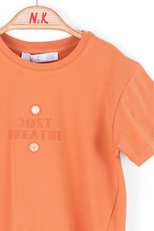 NK KIDS 46612-ETNO T-SHIRT 1/4 TURUNCU 