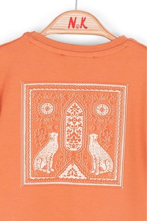 NK KIDS 46612-ETNO T-SHIRT 1/4 TURUNCU 