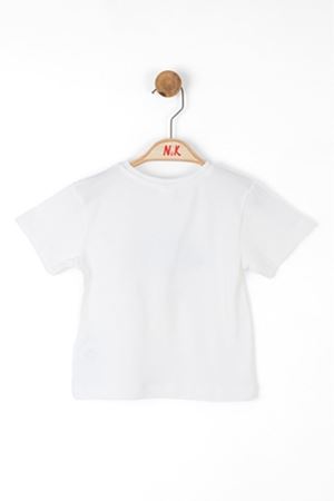 NK KIDS 46613-LION T-SHIRT 1/4 EKRU