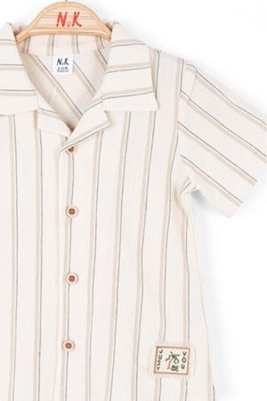 NK KIDS 46620-RELAX GÖMLEK 1/4 KREM 