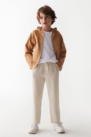 NK KIDS 46701-KAPÜŞONLU CEKET 4/8CAMEL