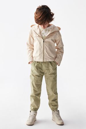 NK KIDS 46701-KAPÜŞONLU CEKET 4/8 KREM 