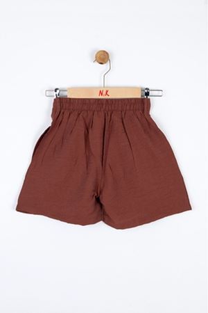 NK KIDS 56317-NAPOLİ ŞORT 8/14 KAHVE