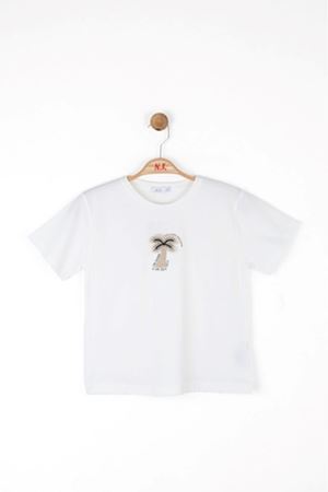 NK KIDS 36399-PALOMA T-SHIRT 8/14 EKRU