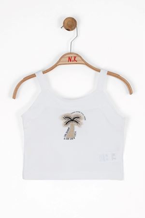 NK KIDS 36400-LAVİN BLUZ EKRU 8/14