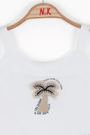 NK KIDS 36400-LAVİN BLUZ EKRU 8/14