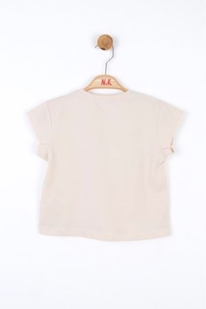 NK KIDS 36507-ZEYTİN BLUZ KREM 4/8 