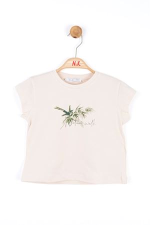 NK KIDS 36507-ZEYTİN BLUZ KREM 4/8 