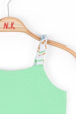 NK KIDS 36520-ÇİZGİ BLUZ YEŞİL 4/8
