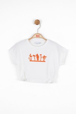 NK KIDS 36524-NUGGET T-SHIRT 4/8 ORANJ