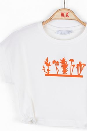 NK KIDS 36524-NUGGET T-SHIRT 4/8 ORANJ