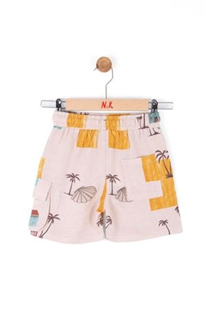 NK KIDS 66503-HOUSE ŞORT 4/8 KREM/SARI