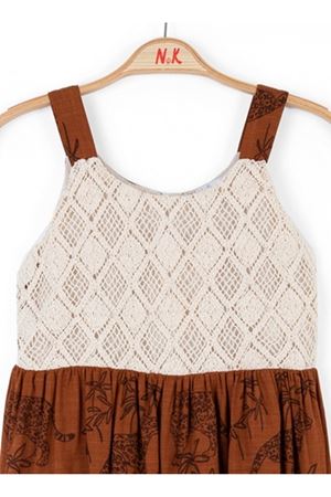 NK KIDS 76300-HAVANA ELBİSE 8/14KAHVE