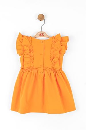 NK KIDS 76600-TAHİTİ ELBİSE TURUNCU 1/4