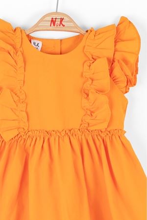 NK KIDS 76600-TAHİTİ ELBİSE TURUNCU 1/4