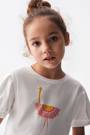 NK KIDS 36557-DANSÇI FLAMİNGO T-SHIRT 4/8