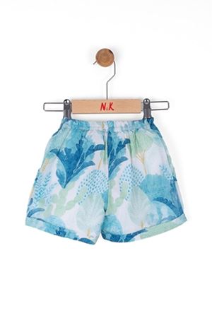 NK KIDS 56621-AĞAÇLI ŞORT 1/4