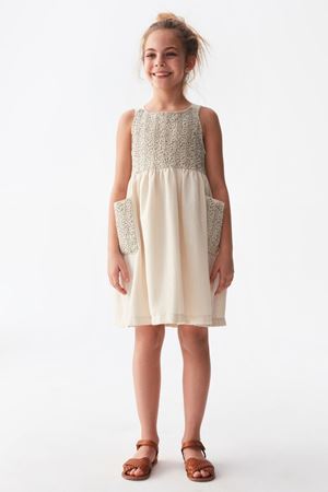 NK KIDS 76313-BOTANİK JİLE ELBİSE 8/14 