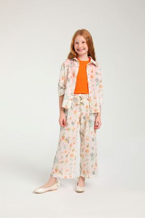 ESCABEL 35697 ÇİÇEKLİ 10/14 GARS GÖMLEK