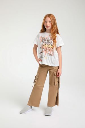 ESCABEL 35726 KAHVE 10/14 GARS T-SHIRT