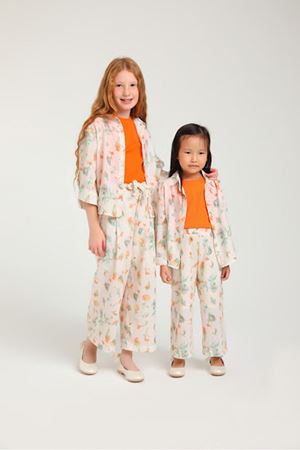 ESCABEL 35760 ÇİÇEKLİ 5/9 GARS PANTOLON