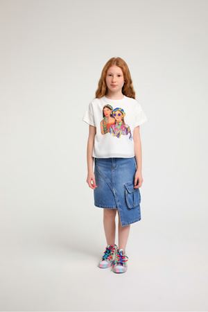 ESCABEL 35794 BEYAZ 5/9 T-SHIRT