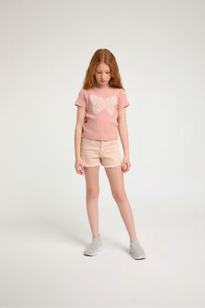 ESCABEL 35800 PUDRA/BEJ T-SHIRT 10/14