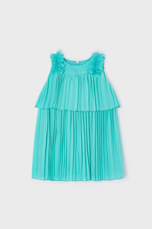 Mayoral Kız Çocuk Elbise 3920-21 Yeşil