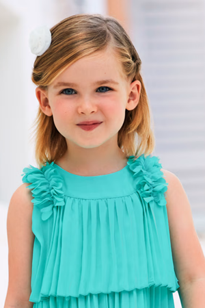 Mayoral Kız Çocuk Elbise 3920-21 Yeşil