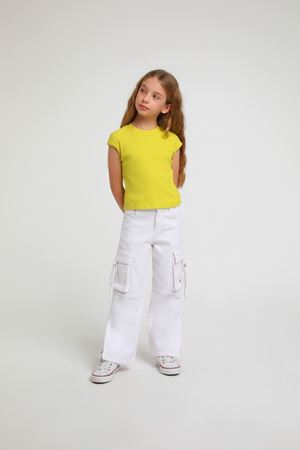 ESCABEL 35798 LİMON/YEŞİL 5/9 BLUZ