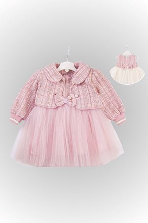 KİDS GARDEN 5601-CEKETLİ ELBİSE 6/18 AY