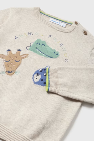 MAYORAL 1384-37 KREM SWEATSHİRT 12/18/24/36