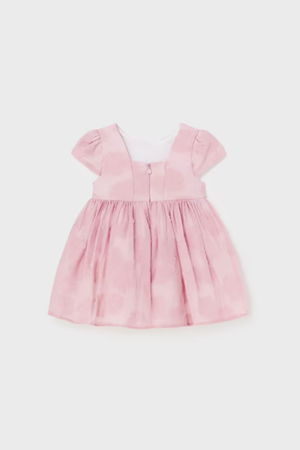 MAYORAL Elbise-Devore 1901-43-PEMBE ELBİSE 12/18/24/36 