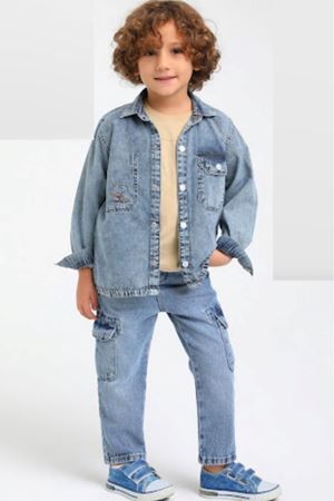 ESCABEL 2454-MAVİ PANTOLON 86/110