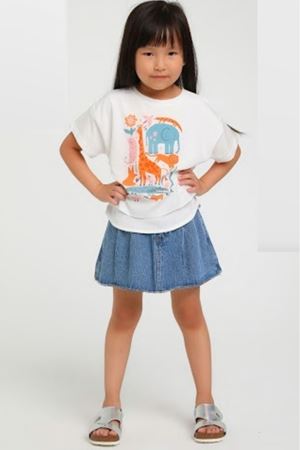 ESCABEL 2437 MAVİ ŞORT ETEK 86/110