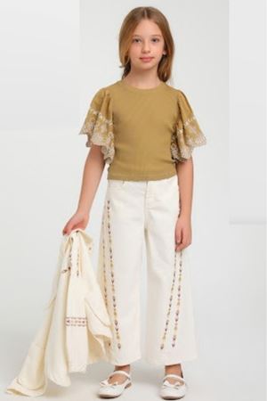 ESCABEL 2468 EKRU PANTOLON 10/14