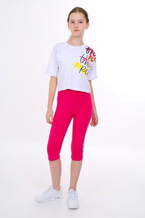 MARIONS MGB-7522 WHITE/FUCHSIA T-shirt