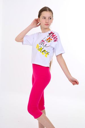 MARIONS MGB-7522 WHITE/FUCHSIA T-shirt